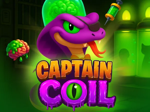 Captain Coil slot artwork