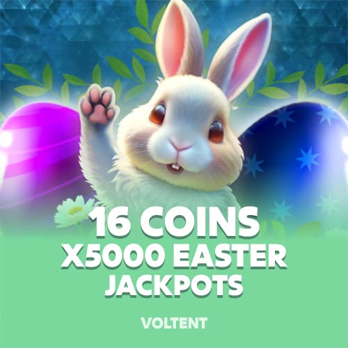 16 Coins x5000 Easter Jackpots